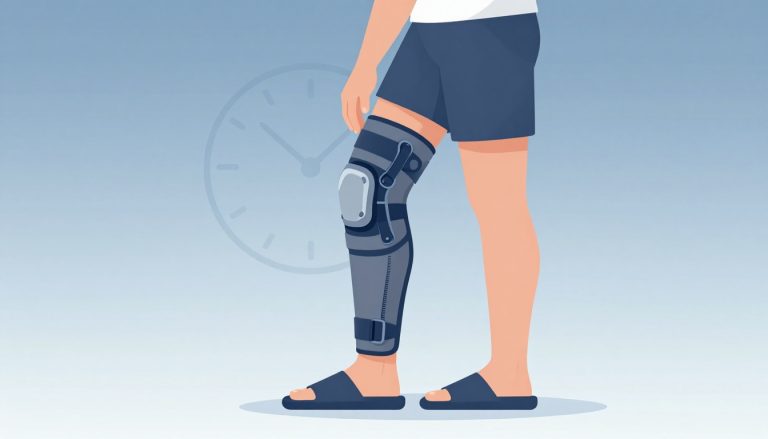 combien de temps porter une genouillère