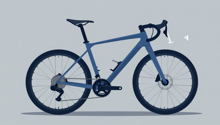 Un VTT, une main sur le boulon de selle et une règle indiquant la hauteur.