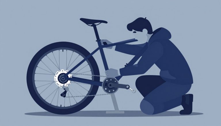 démonter une roue de VTT
