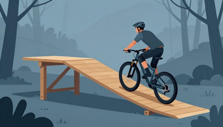 fabriquer un tremplin pour VTT