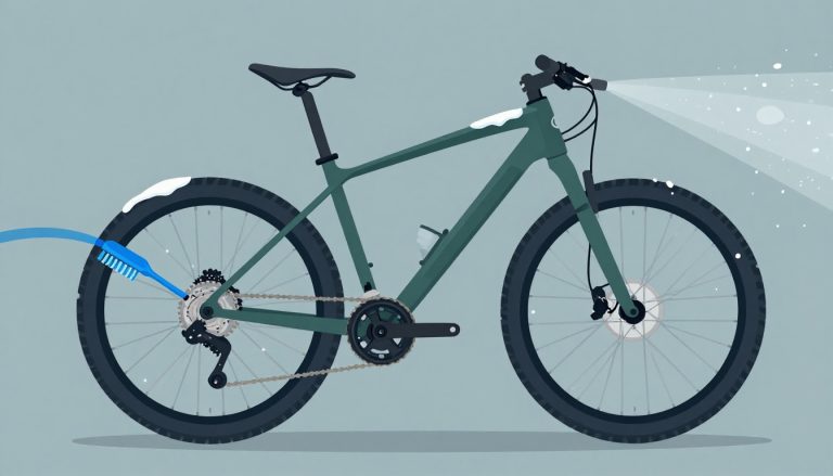nettoyer son VTT boueux