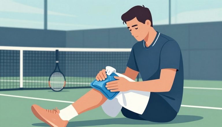 douleur au genou tennis
