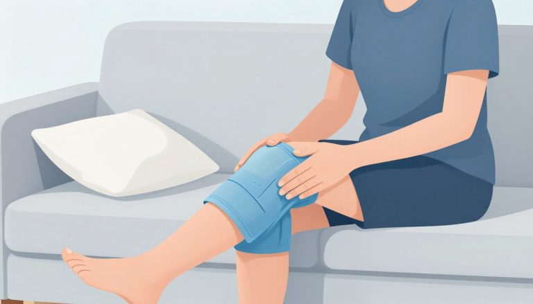 soulager la douleur d'un hématome au genou