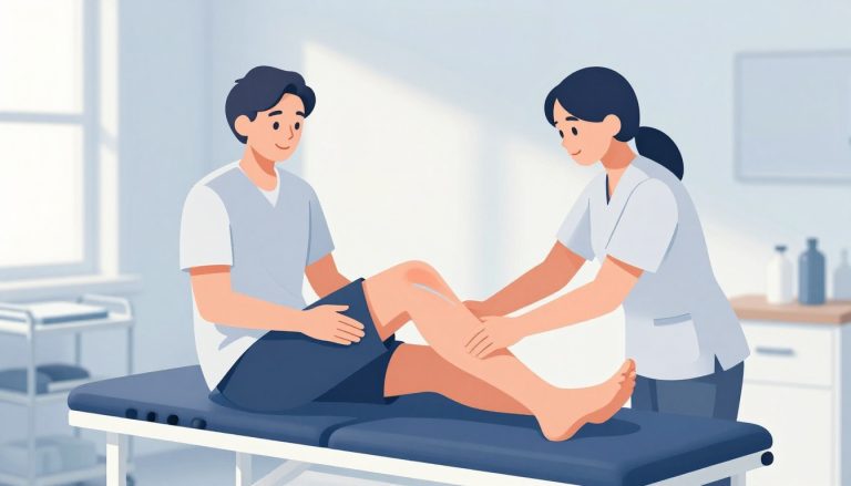 genou gonflé méniscectomie