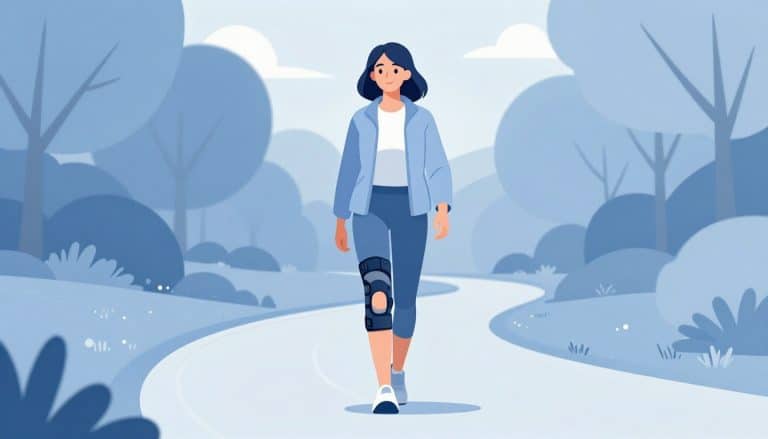 faire de la marche en cas de gonalgie