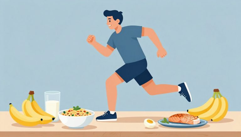 alimentation course à pied