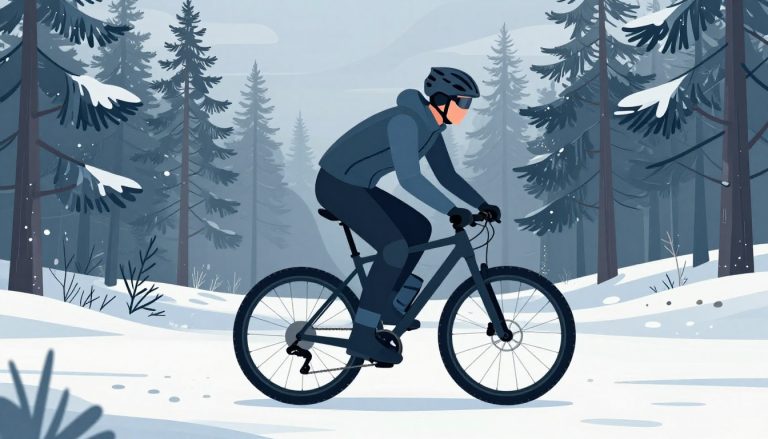 s'habiller pour faire du VTT en hiver